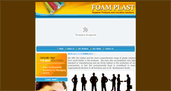 Desktop Screenshot of foamplast.com